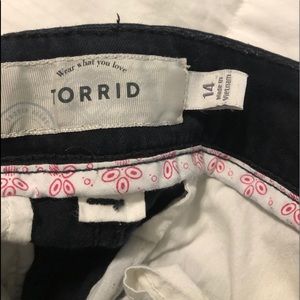 Torrid black pants size 14